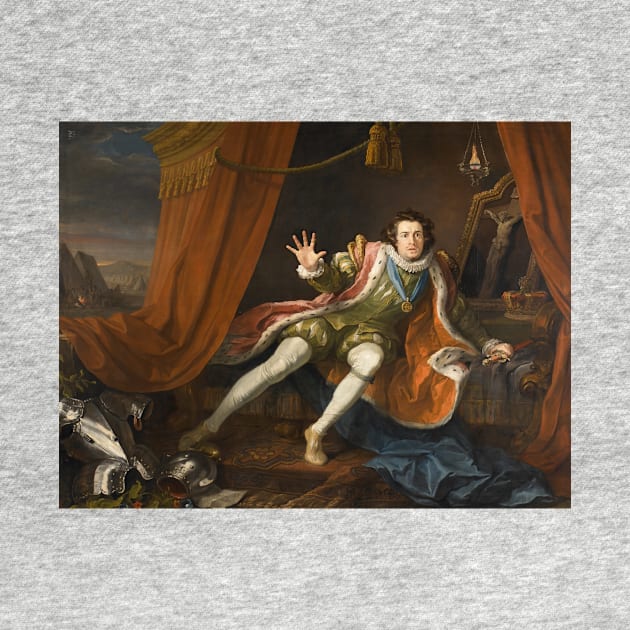 David Garrick as Richard III by William Hogarth by Classic Art Stall